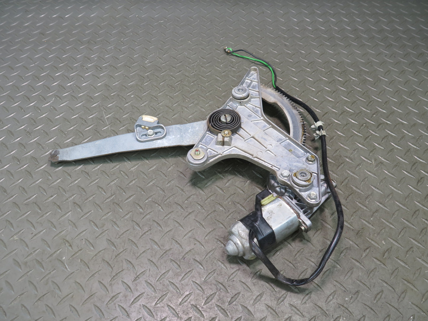 86-91 Mercedes W126 560SEL Sedan Rear Left Door Window Regulator w Motor OEM