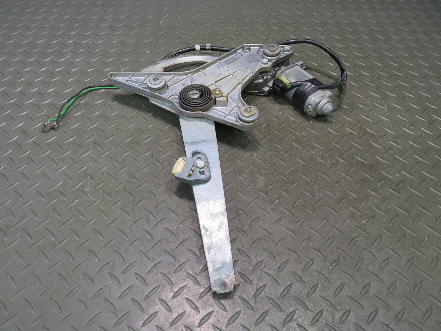 86-91 Mercedes W126 560SEL Sedan Rear Left Door Window Regulator w Motor OEM