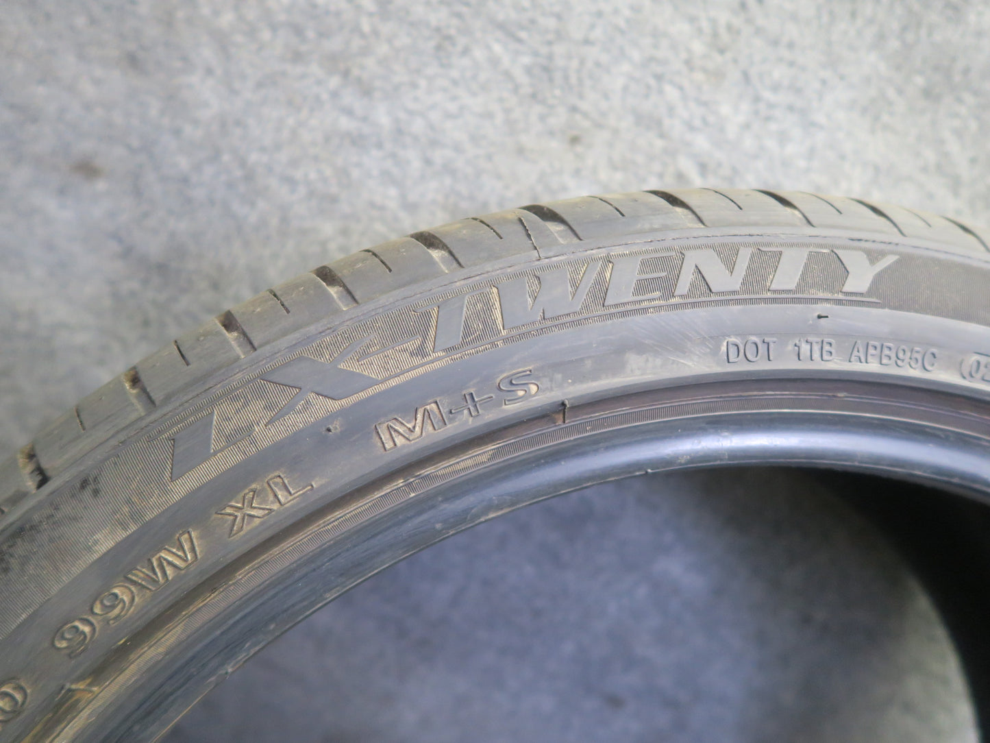 Set of 2 Lexani Lx-twenty A/S Tire 245/40 ZR20 99W XL 0225 8/32 Tread
