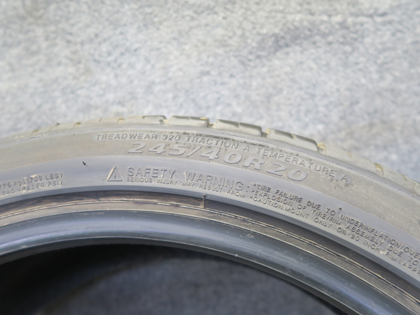Set of 2 Lexani Lx-twenty A/S Tire 245/40 ZR20 99W XL 0225 8/32 Tread