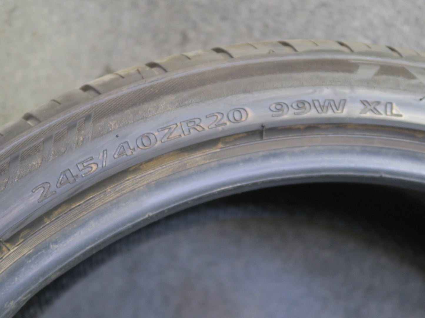 Set of 2 Lexani Lx-twenty A/S Tire 245/40 ZR20 99W XL 0225 8/32 Tread