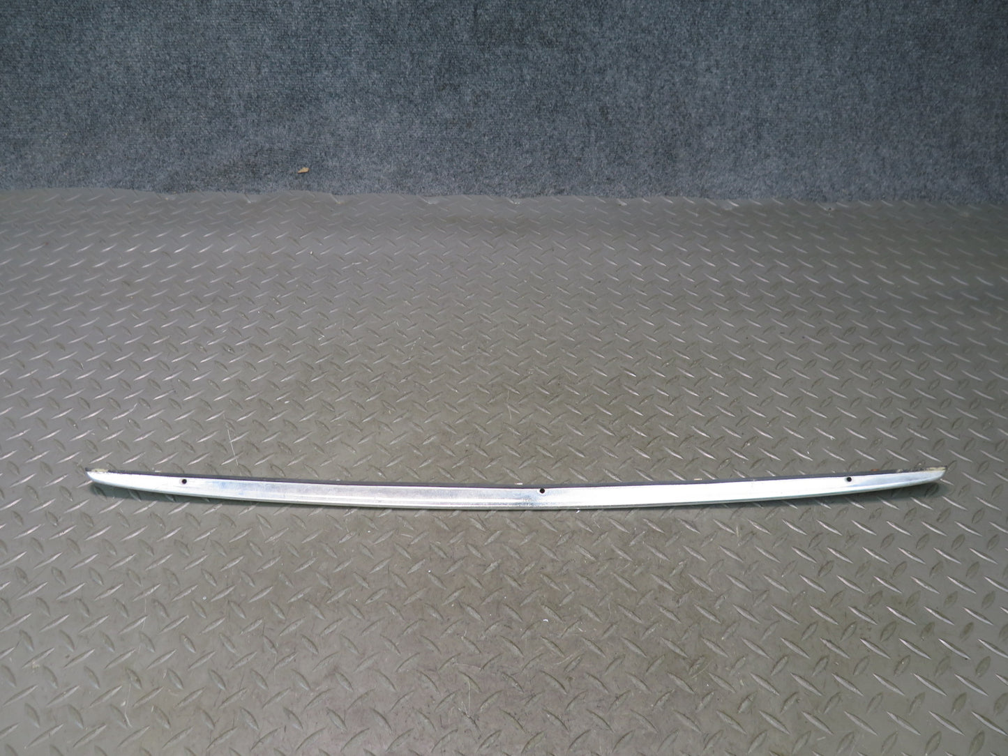 86-91 Mercedes W126 Rear Trunk Handle Chrome Trim Molding Cover 1267580196 OEM