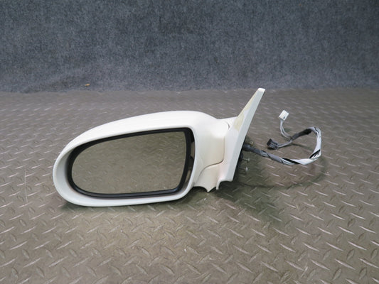 03-08 Mercedes R230 Sl-class Left Door Exterior Side View Heat Mirror White OEM