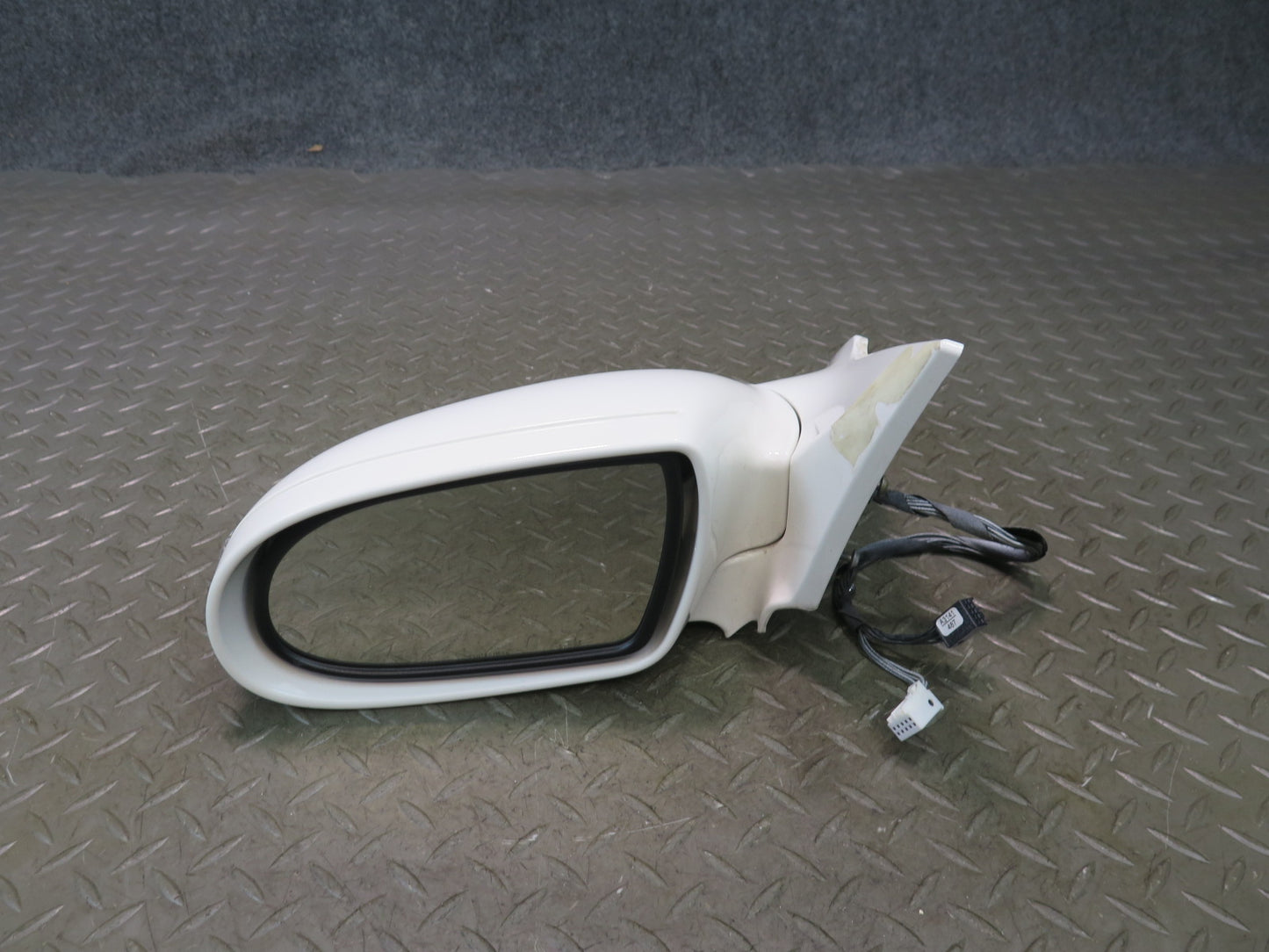 03-08 Mercedes R230 Sl-class Left Door Exterior Side View Heat Mirror White OEM