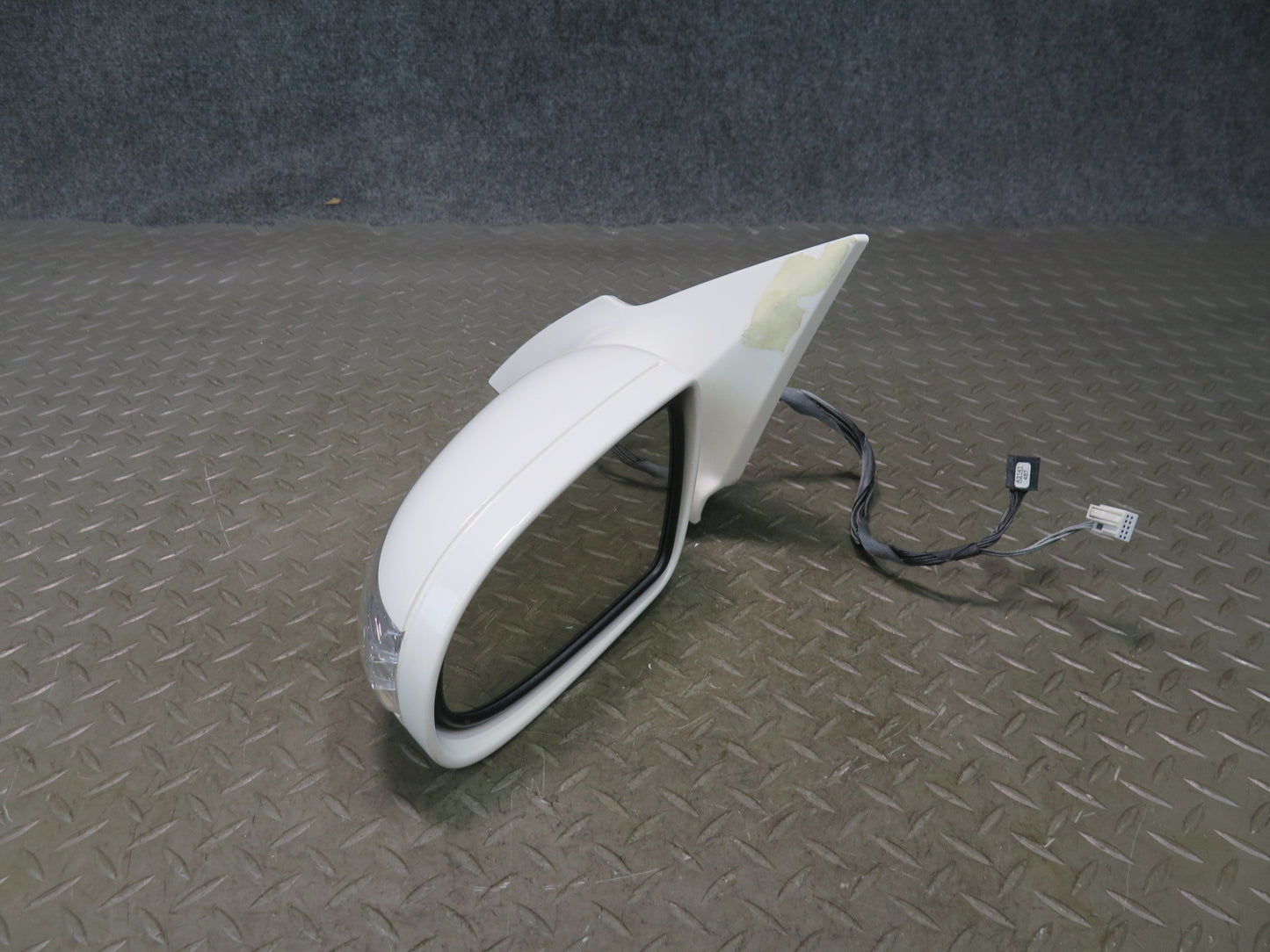 03-08 Mercedes R230 Sl-class Left Door Exterior Side View Heat Mirror White OEM