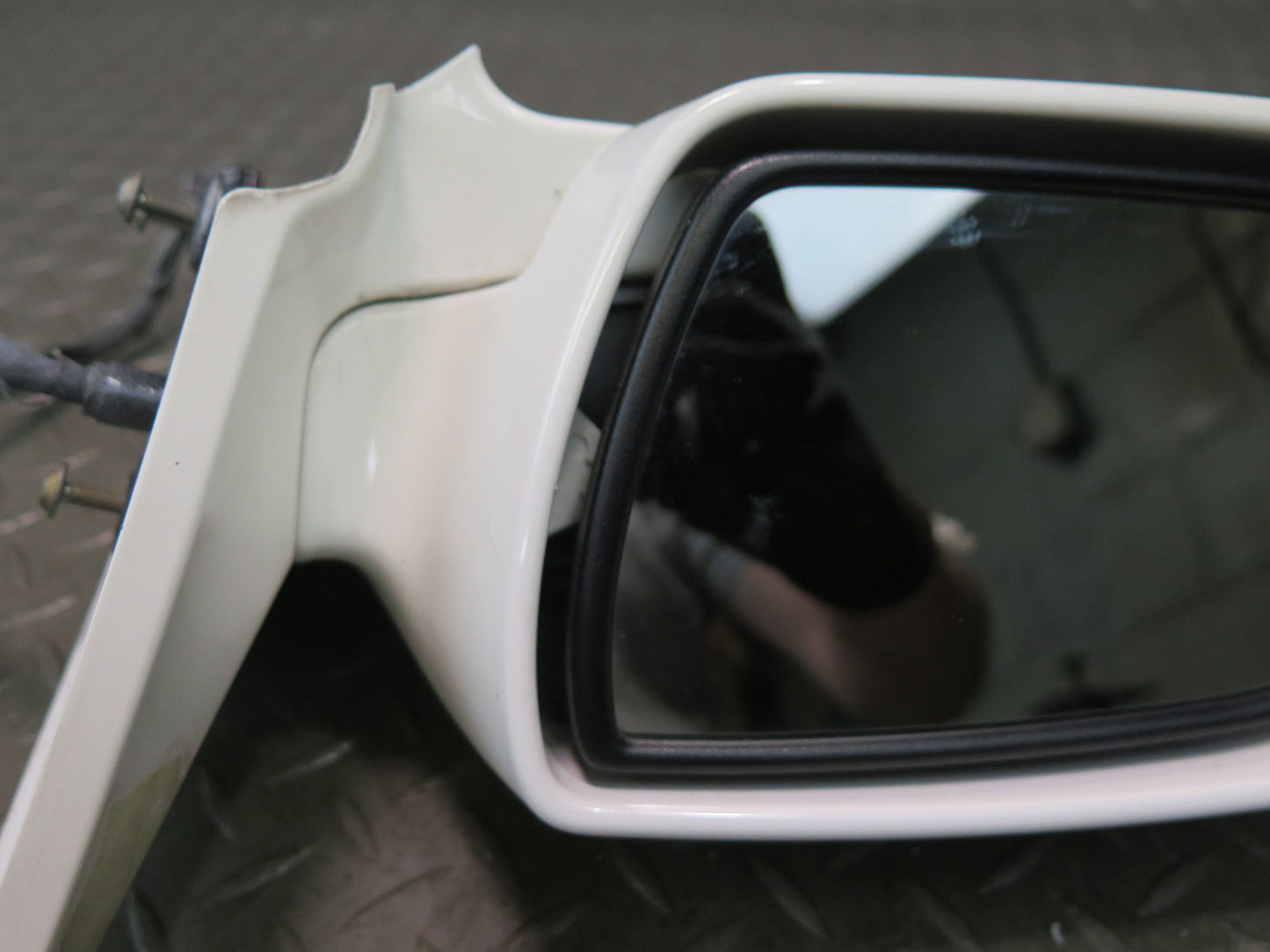 03-08 Mercedes R230 Sl-class Left Door Exterior Side View Heat Mirror White OEM