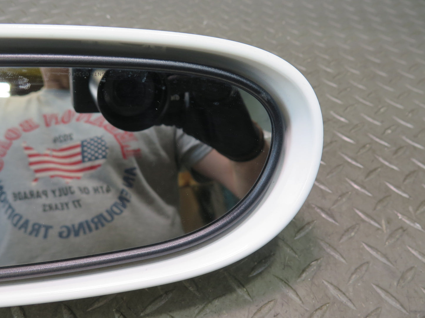 03-08 Mercedes R230 Sl-class Left Door Exterior Side View Heat Mirror White OEM