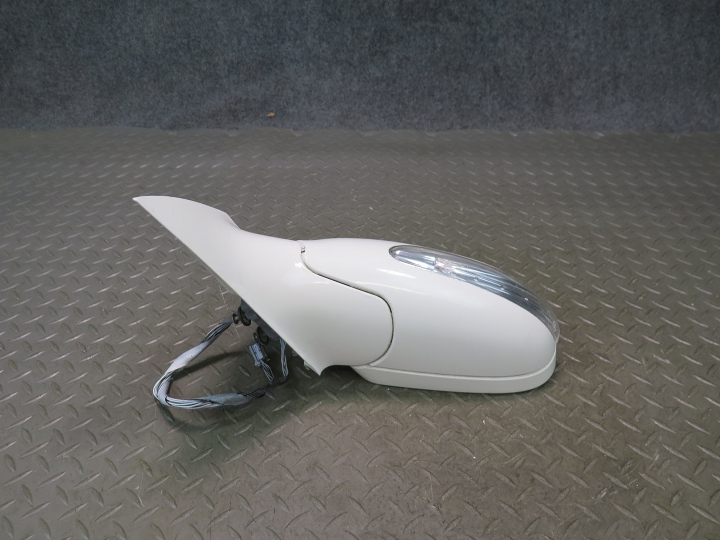 03-08 Mercedes R230 Sl-class Left Door Exterior Side View Heat Mirror White OEM