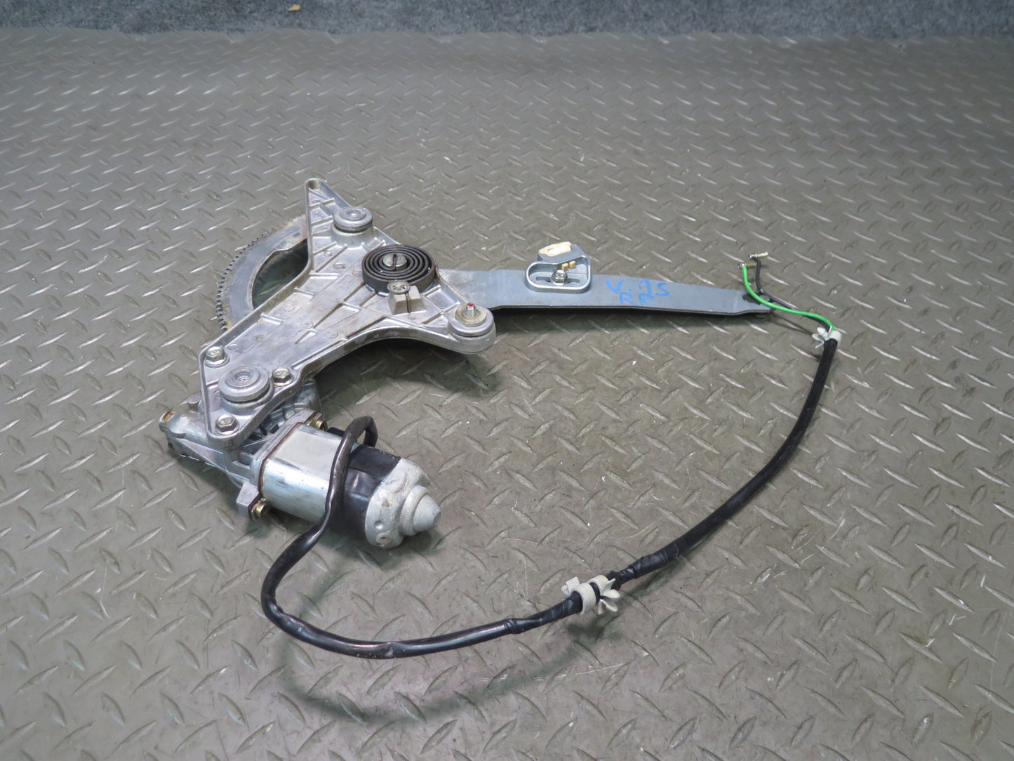 86-91 Mercedes W126 560SEL Sedan Rear Right Door Window Regulator w Motor OEM