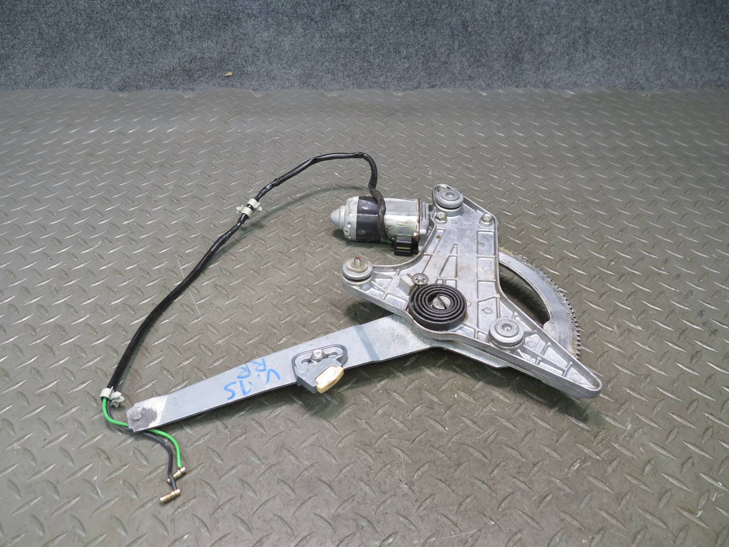 86-91 Mercedes W126 560SEL Sedan Rear Right Door Window Regulator w Motor OEM