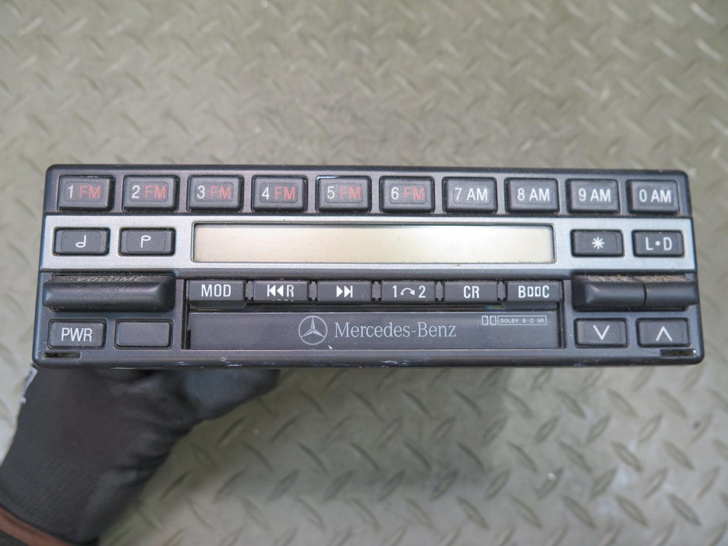 1991 Mercedes W126 560SEL Becker Grand Prix Radio Audio Cassette Player OEM