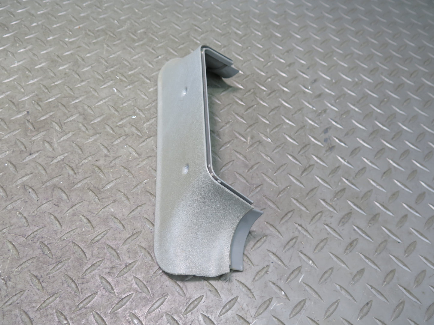 86-91 Mercedes W126 560SEL Set of 2 Center B Pillar Lower Trim Panel Gray OEM