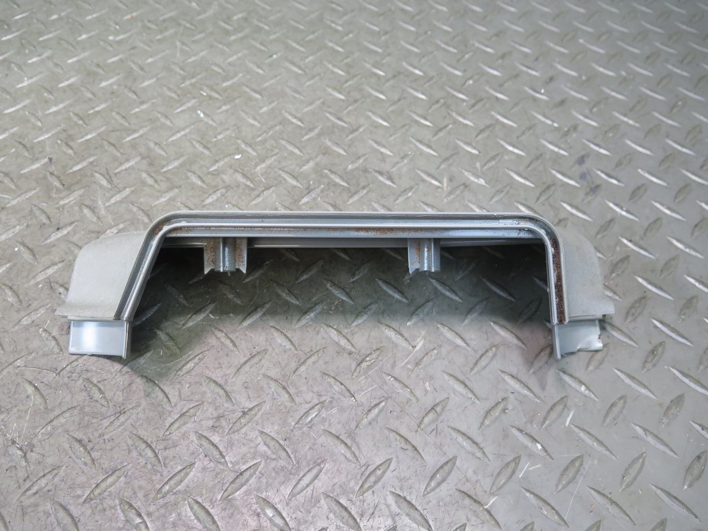 86-91 Mercedes W126 560SEL Set of 2 Center B Pillar Lower Trim Panel Gray OEM