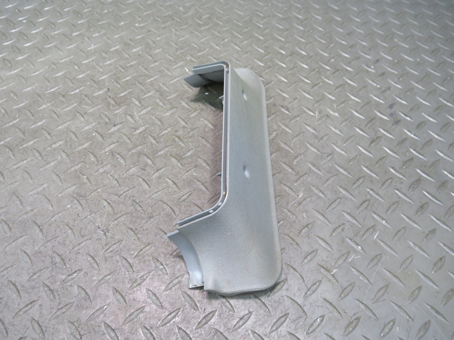 86-91 Mercedes W126 560SEL Set of 2 Center B Pillar Lower Trim Panel Gray OEM