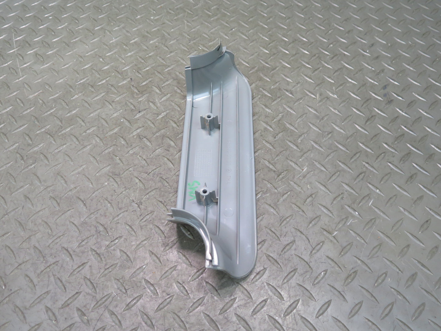86-91 Mercedes W126 560SEL Set of 2 Center B Pillar Lower Trim Panel Gray OEM