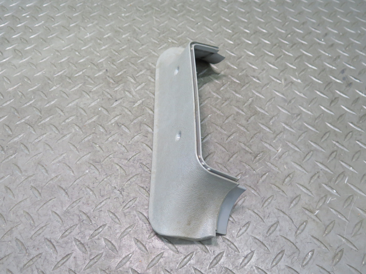 86-91 Mercedes W126 560SEL Set of 2 Center B Pillar Lower Trim Panel Gray OEM