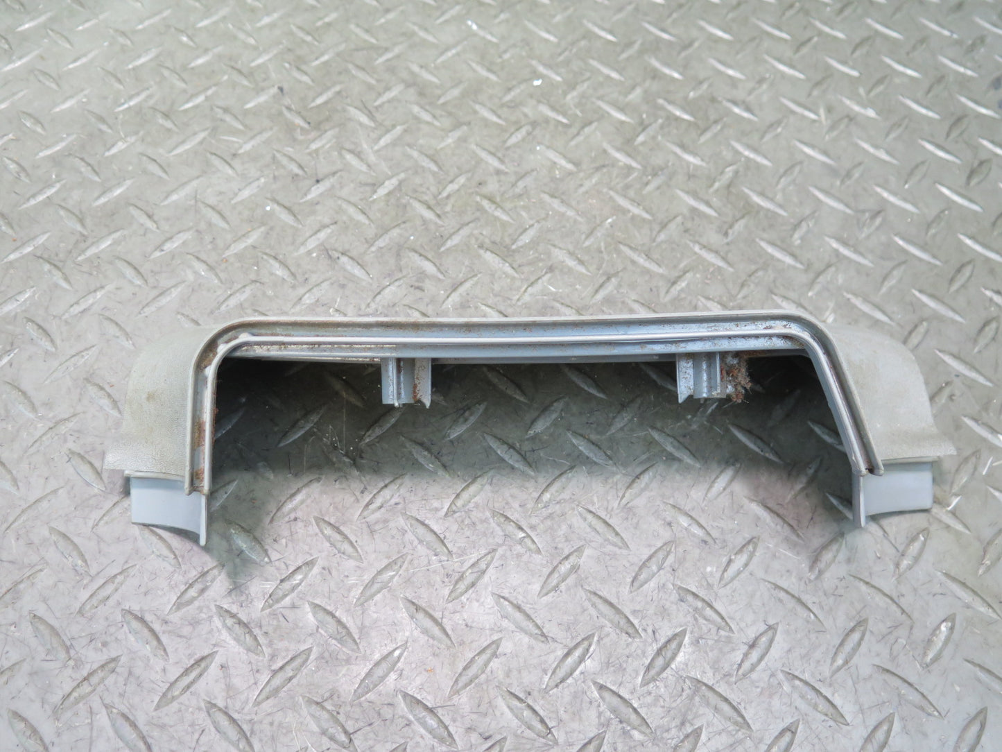 86-91 Mercedes W126 560SEL Set of 2 Center B Pillar Lower Trim Panel Gray OEM