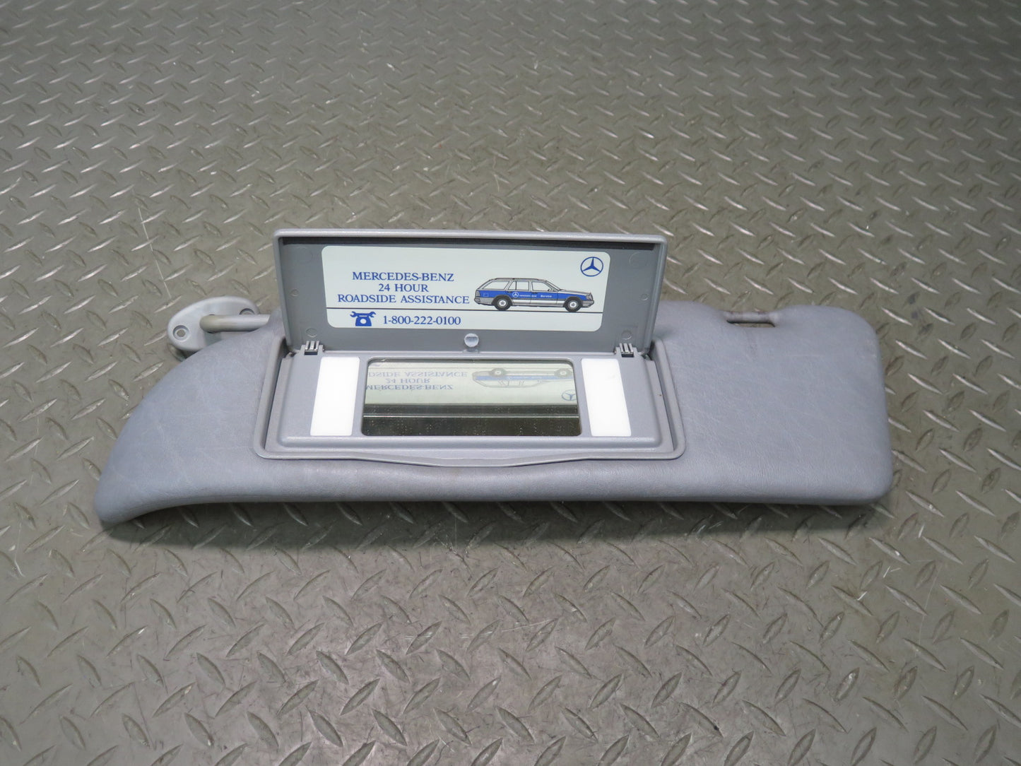 86-91 Mercedes W126 560SEL Sedan Set of 3 Front Left Center Right Sun Visor OEM
