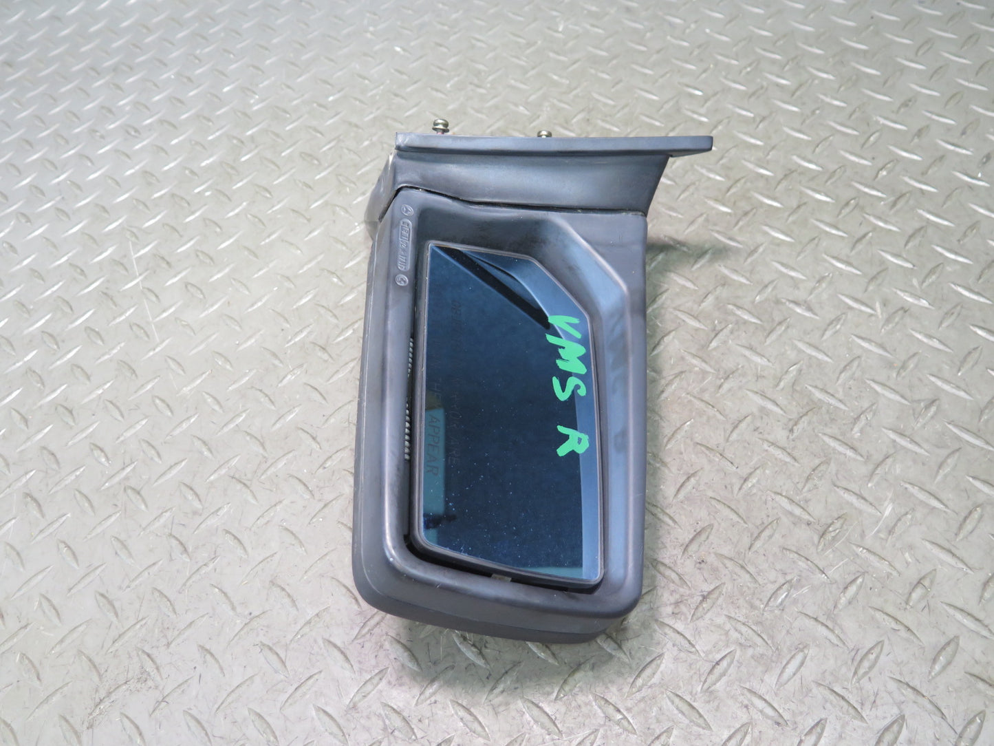 86-91 Mercedes W126 Front Right Door Exterior Side View Mirror Gray OEM
