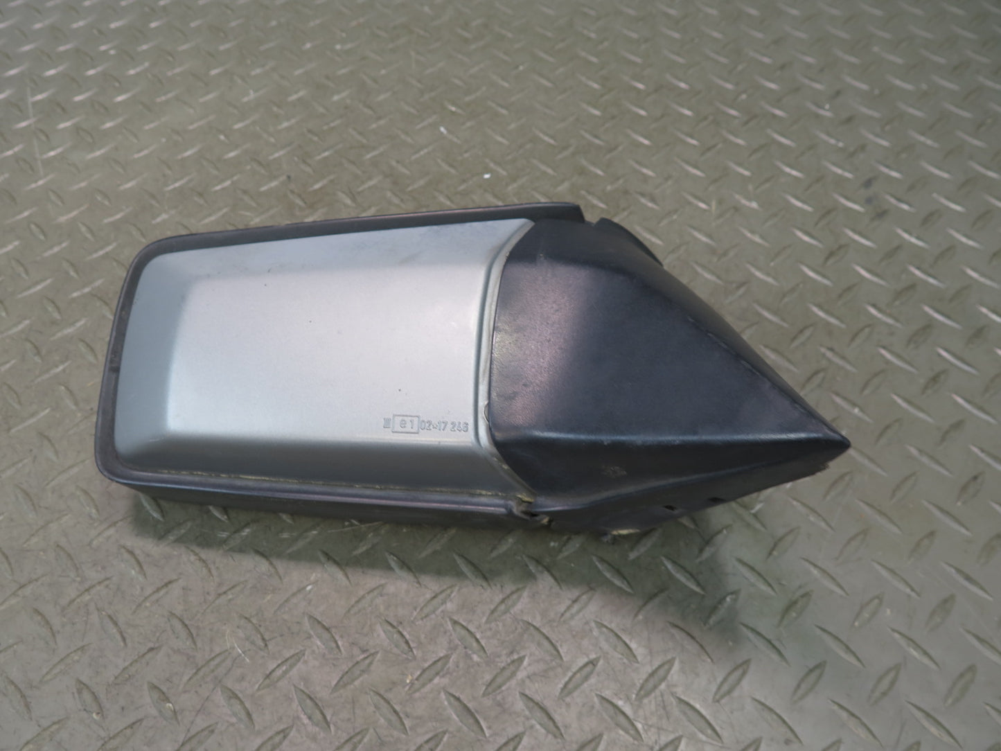 86-91 Mercedes W126 Front Right Door Exterior Side View Mirror Gray OEM