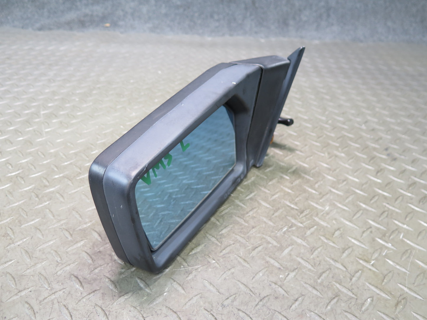 86-91 Mercedes W126 560SEL Front Left Door Exterior Side View Mirror Gray OEM