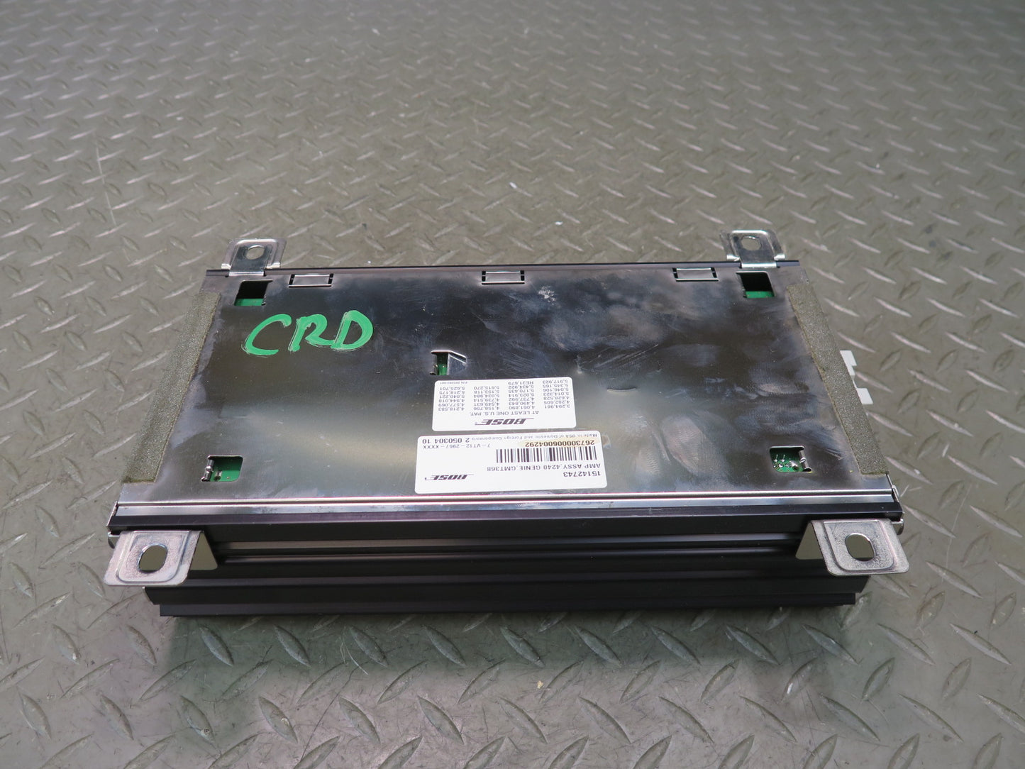 03-06 Chevrolet SSR Bose Radio Speaker Amplifier 15142743 OEM