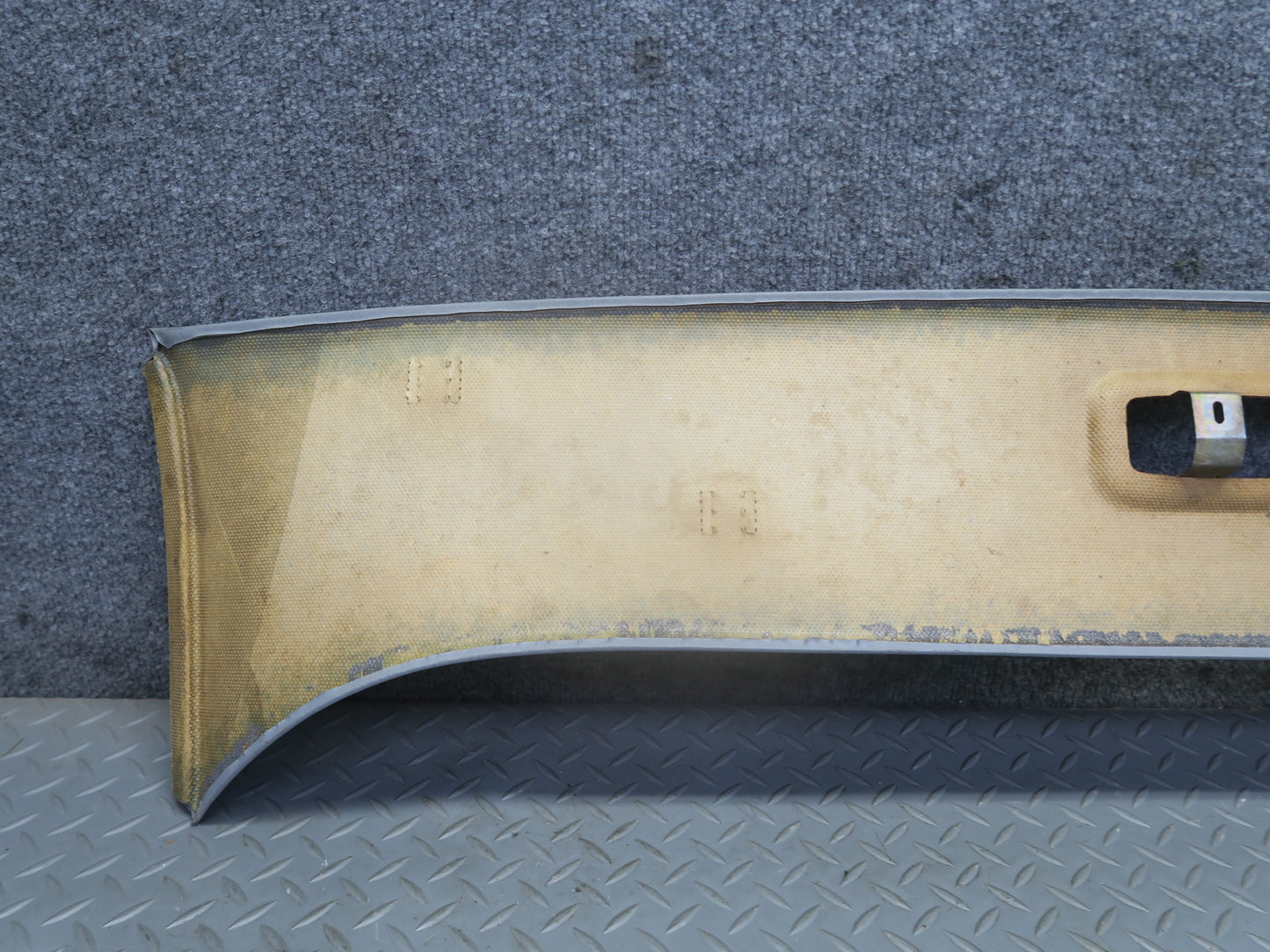 86-91 Mercedes W126 560SEL Sedan Rear Overhead Headliner Roof Trim Panel OEM