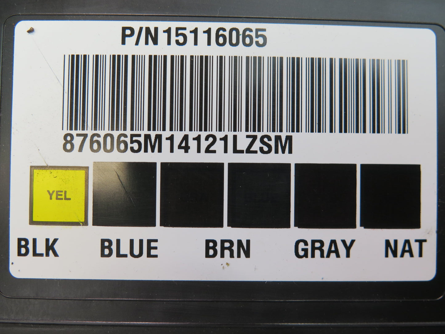 03-06 Chevrolet SSR BCU BCM Body Control Module Unit 15116065 OEM
