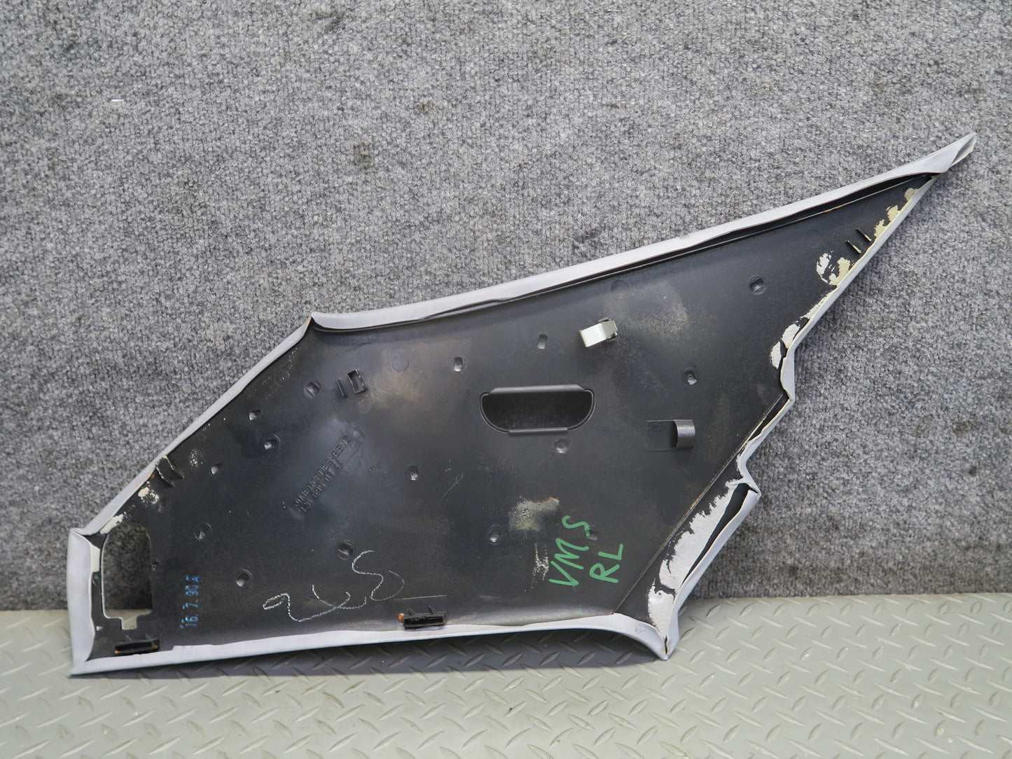 86-91 Mercedes W126 560SEL Sedan Rear Interior C Pillar Trim Cover Set of 2 OEM