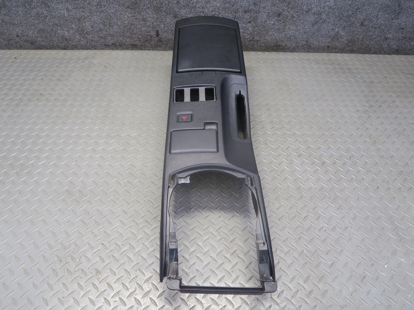 04-05 Nissan 350Z Z33 Convertible A/T Center Console Trim Cover Panel Black OEM