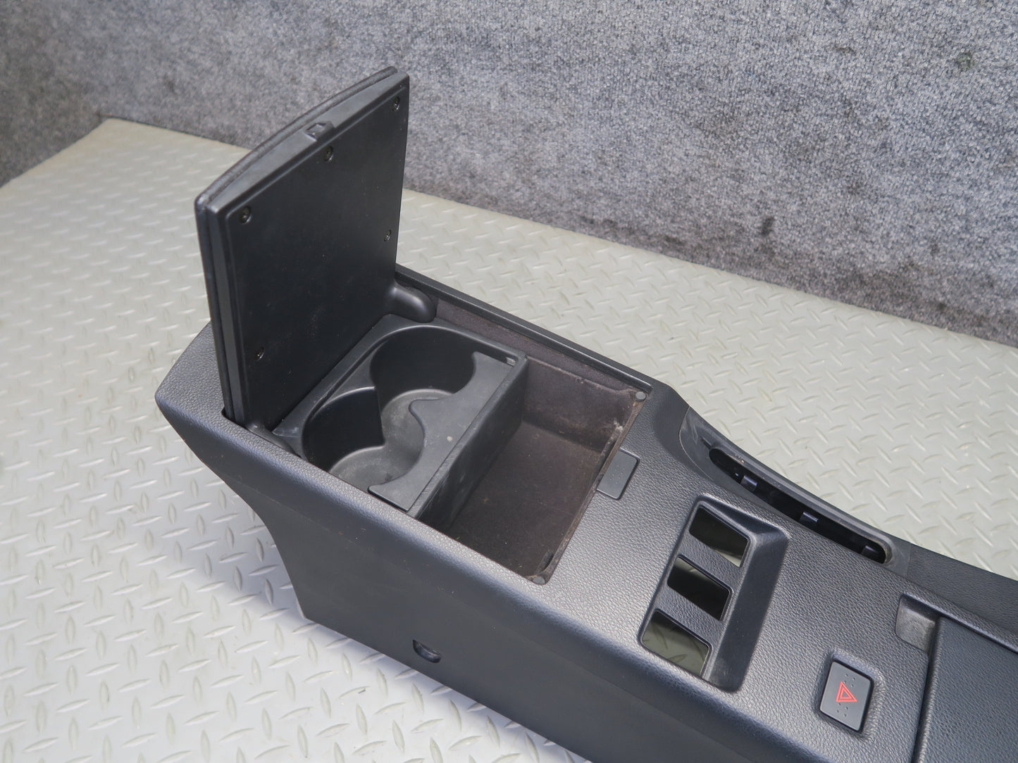 04-05 Nissan 350Z Z33 Convertible A/T Center Console Trim Cover Panel Black OEM