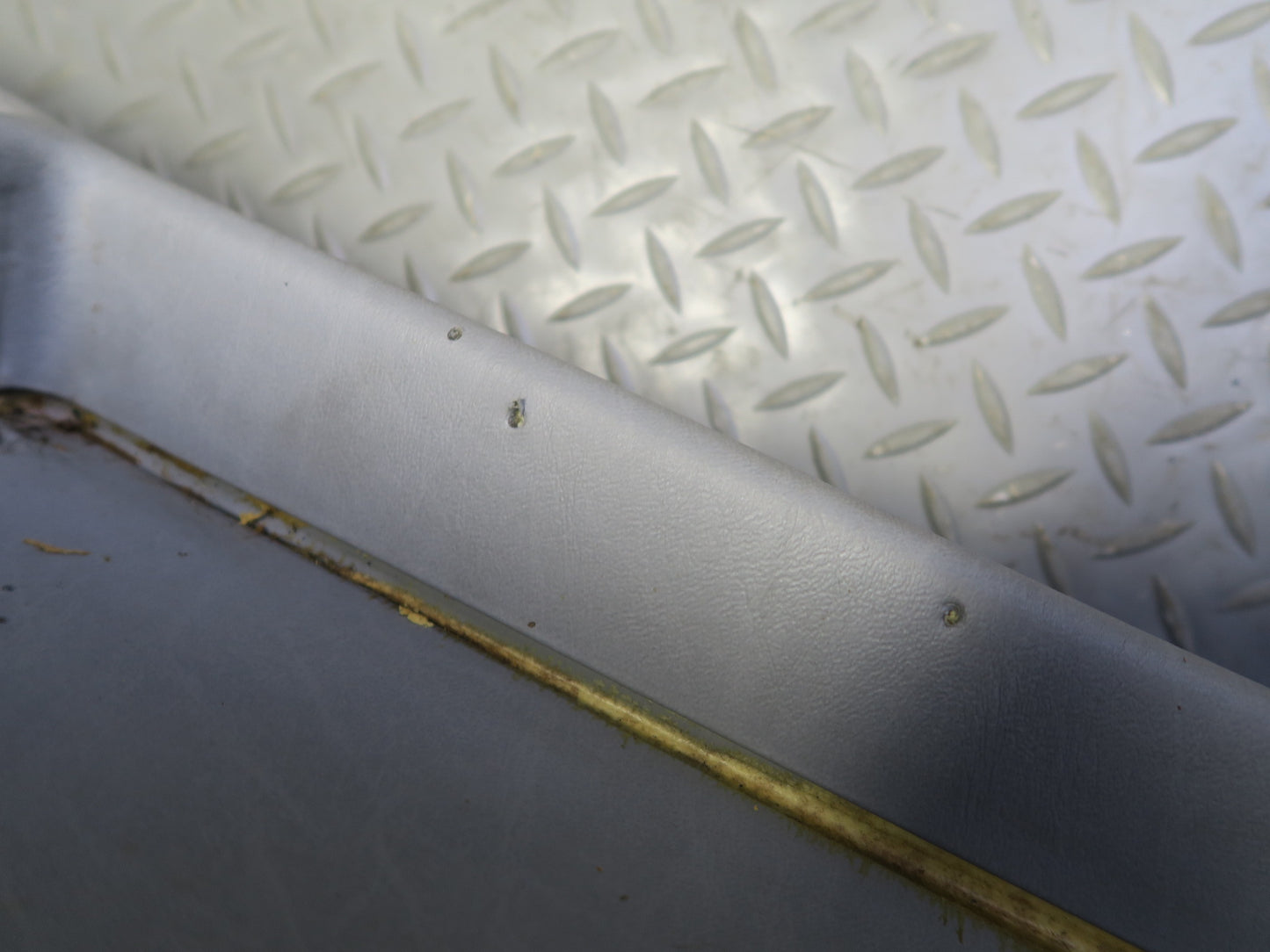 86-91 Mercedes W126 560SEL Center Console Trim Cover Panel Gray OEM