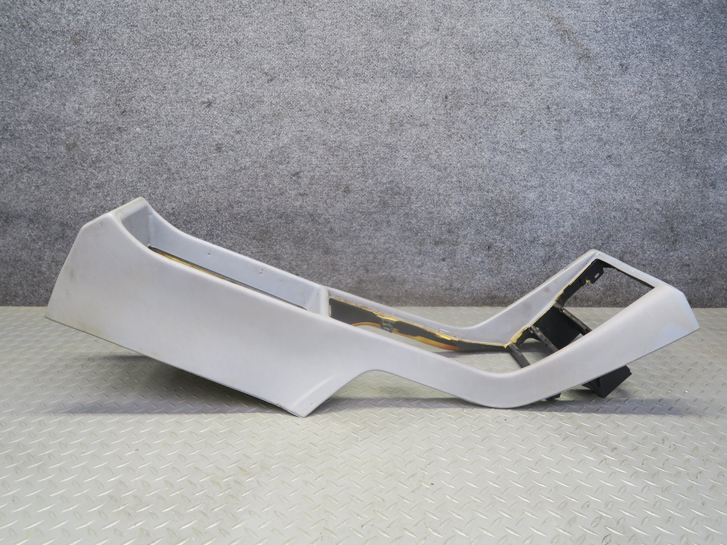 86-91 Mercedes W126 560SEL Center Console Trim Cover Panel Gray OEM