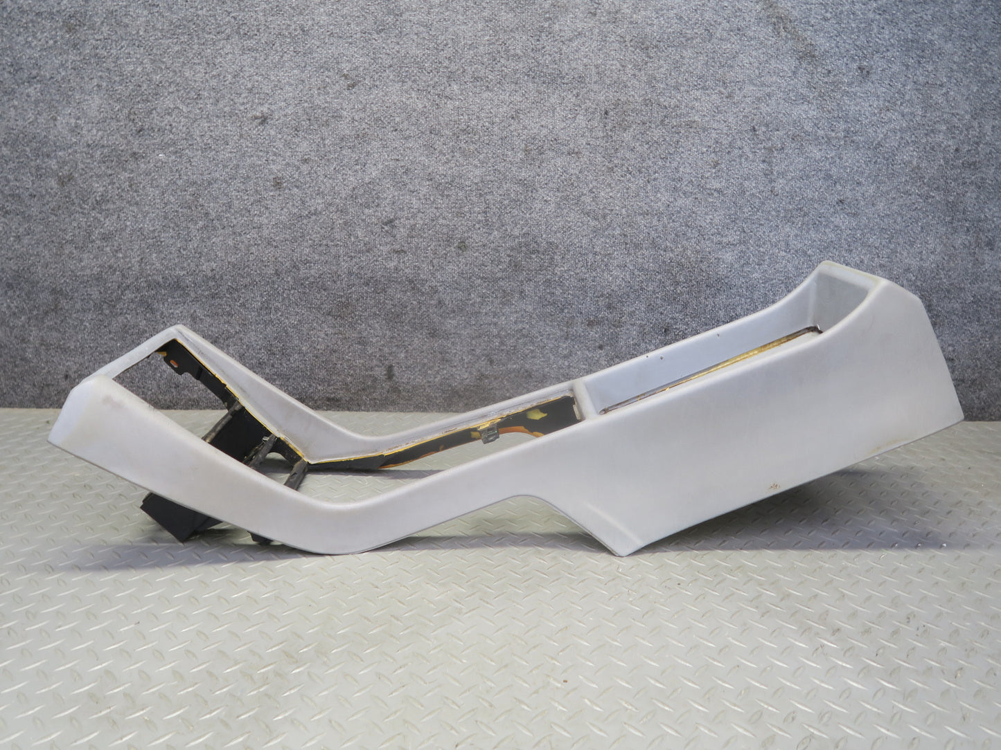 86-91 Mercedes W126 560SEL Center Console Trim Cover Panel Gray OEM