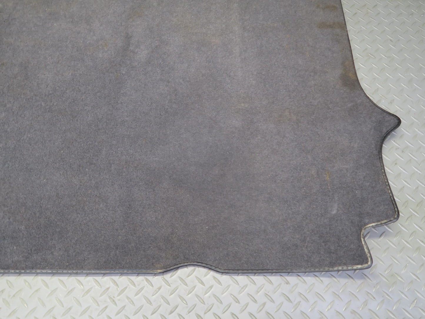 86-91 Mercedes W126 560SEL Sedan Rear Trunk Floor MAT Carpet Cover Gray OEM