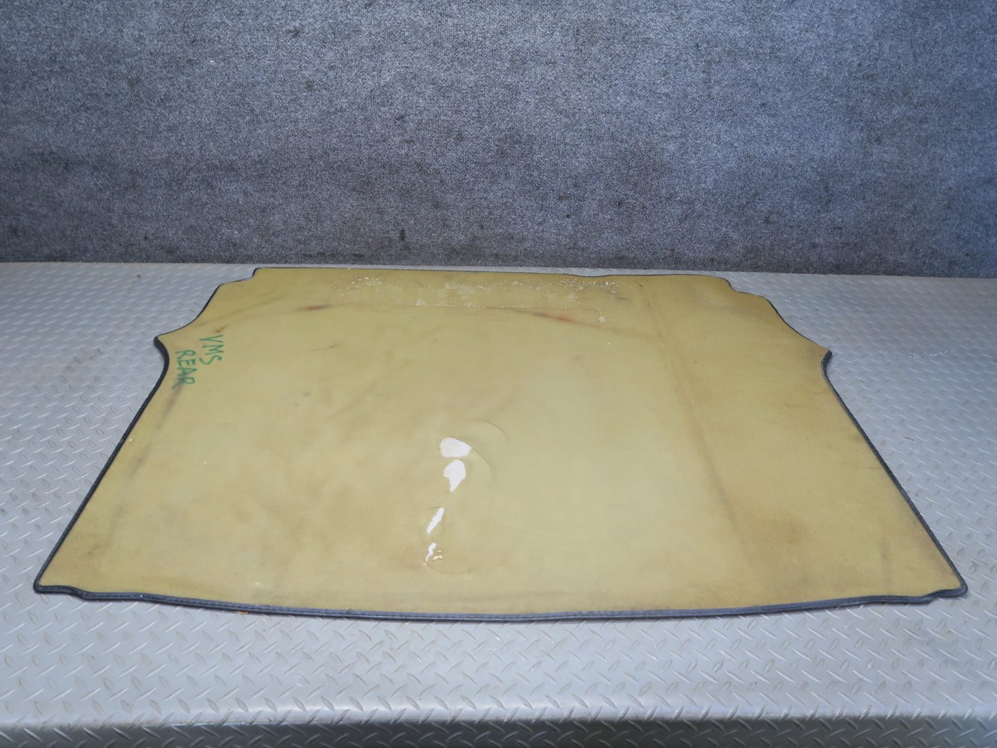 86-91 Mercedes W126 560SEL Sedan Rear Trunk Floor MAT Carpet Cover Gray OEM