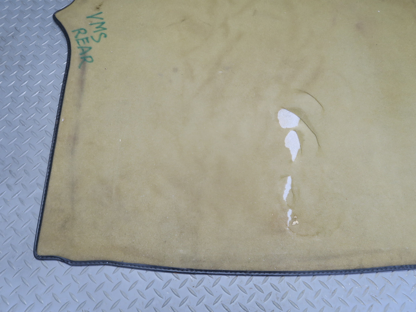 86-91 Mercedes W126 560SEL Sedan Rear Trunk Floor MAT Carpet Cover Gray OEM