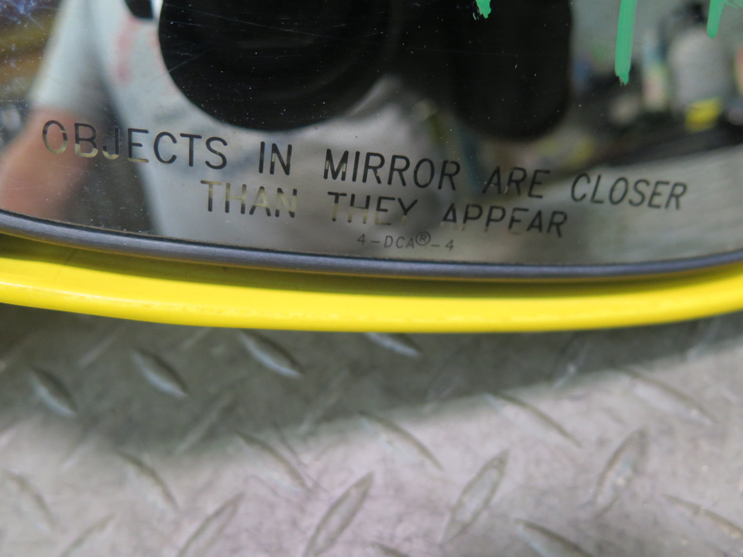 03-06 Chevrolet SSR Front Right Pass Door Side View Power Mirror Yellow OEM
