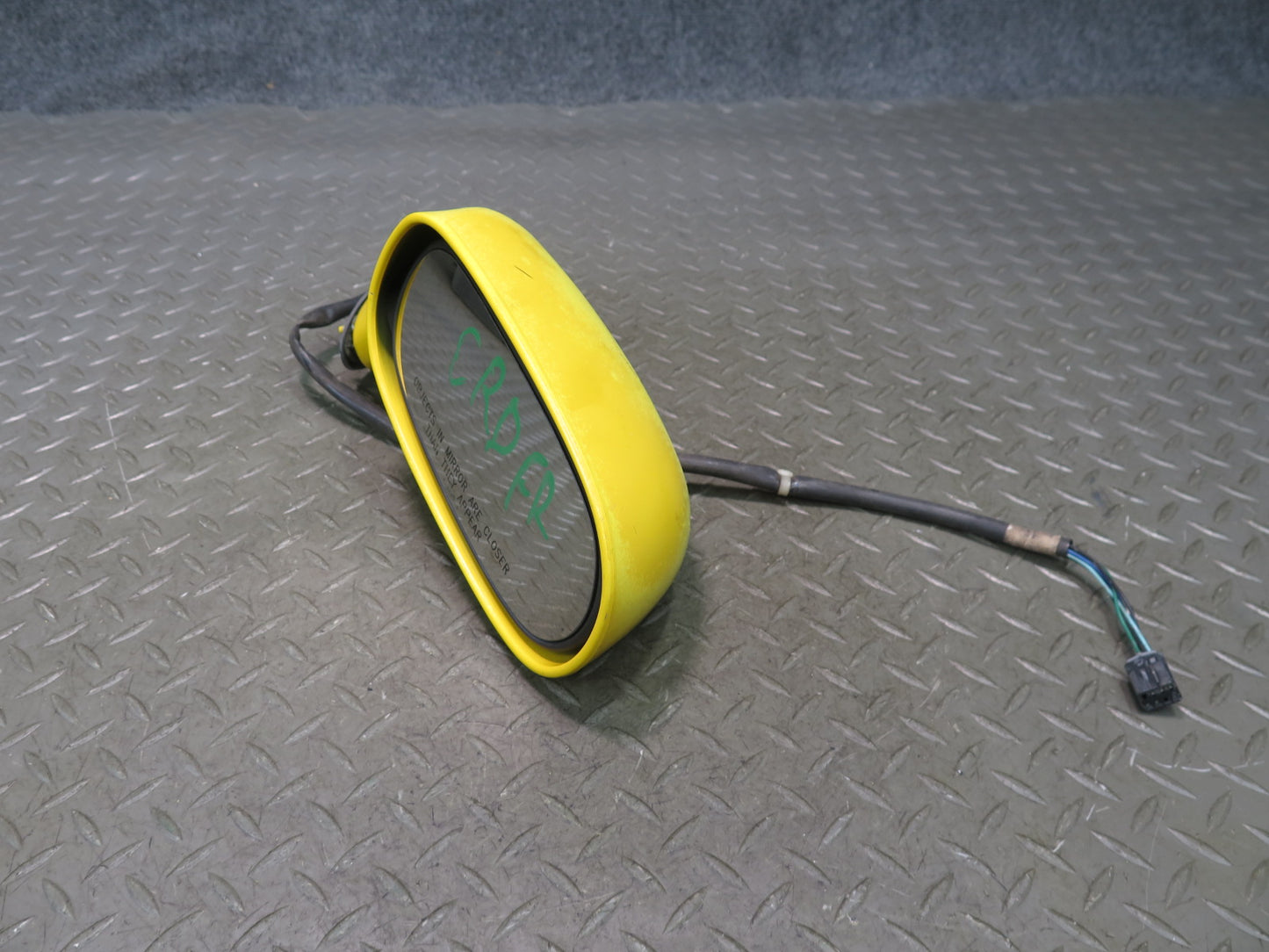 03-06 Chevrolet SSR Front Right Pass Door Side View Power Mirror Yellow OEM