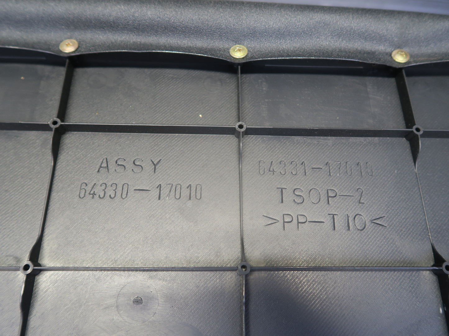 00-05 Toyota MR2 Spyder ZZW30L Rear Parcel Shelf Cover Panel 64330-17010 OEM