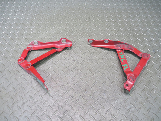 00-05 Toyota MR2 Spyder ZZW30L Rear Left & Right Engine Lid Hood Hinge Set OEM