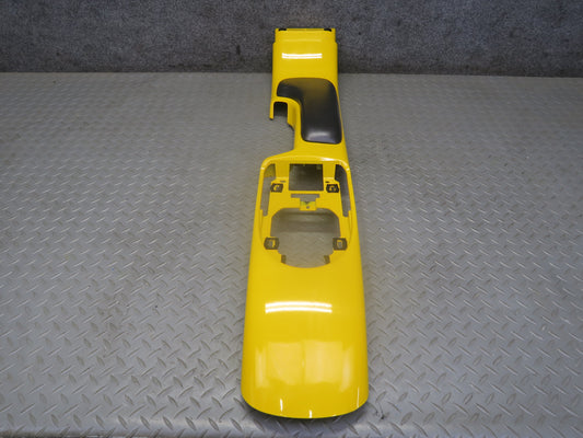 03-06 Chevrolet SSR A/T Center Console Trim Cover Panel Yellow w Armrest OEM