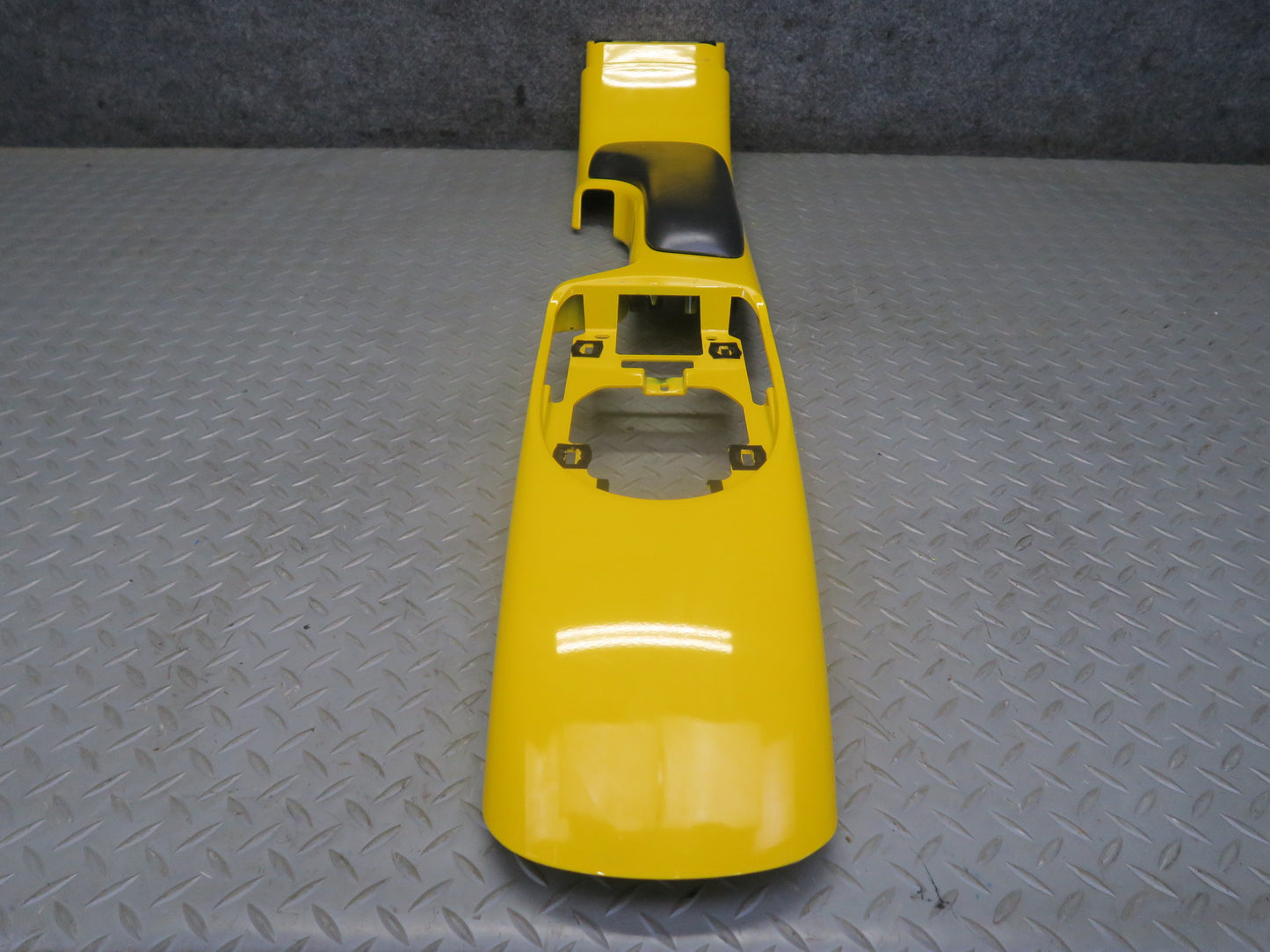 03-06 Chevrolet SSR A/T Center Console Trim Cover Panel Yellow w Armrest OEM