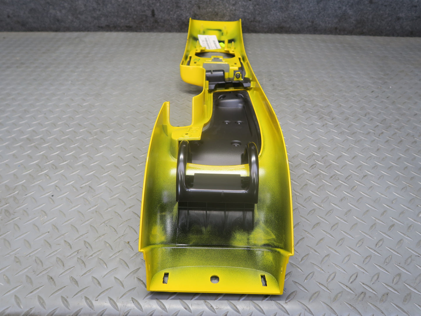 03-06 Chevrolet SSR A/T Center Console Trim Cover Panel Yellow w Armrest OEM