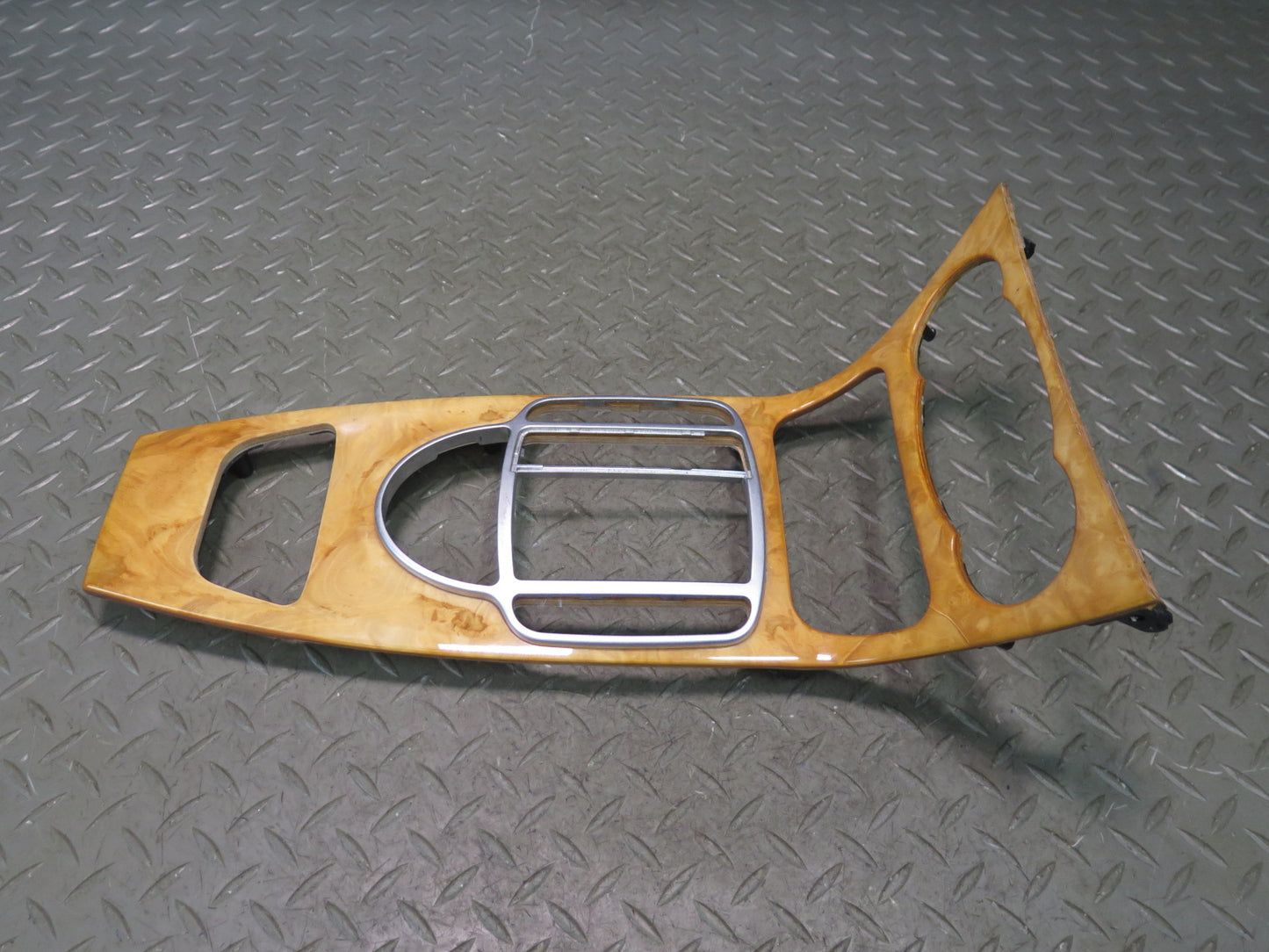 07-08 Mercedes R230 SL550 Set of 3 Center Console Door Wood Trim Panel OEM
