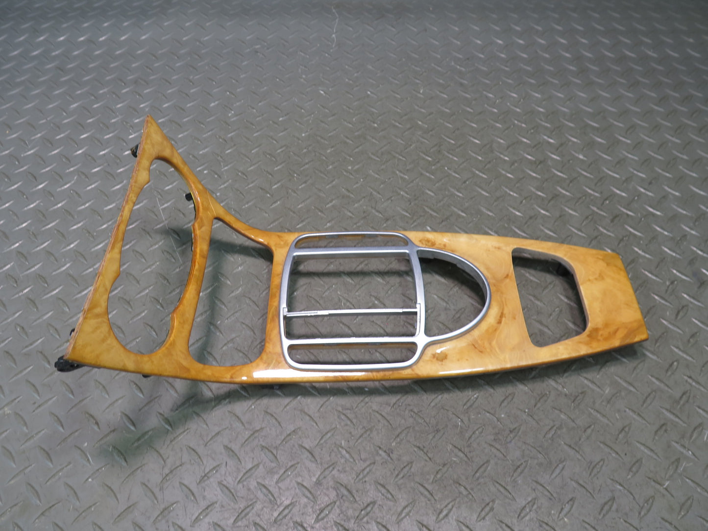 07-08 Mercedes R230 SL550 Set of 3 Center Console Door Wood Trim Panel OEM