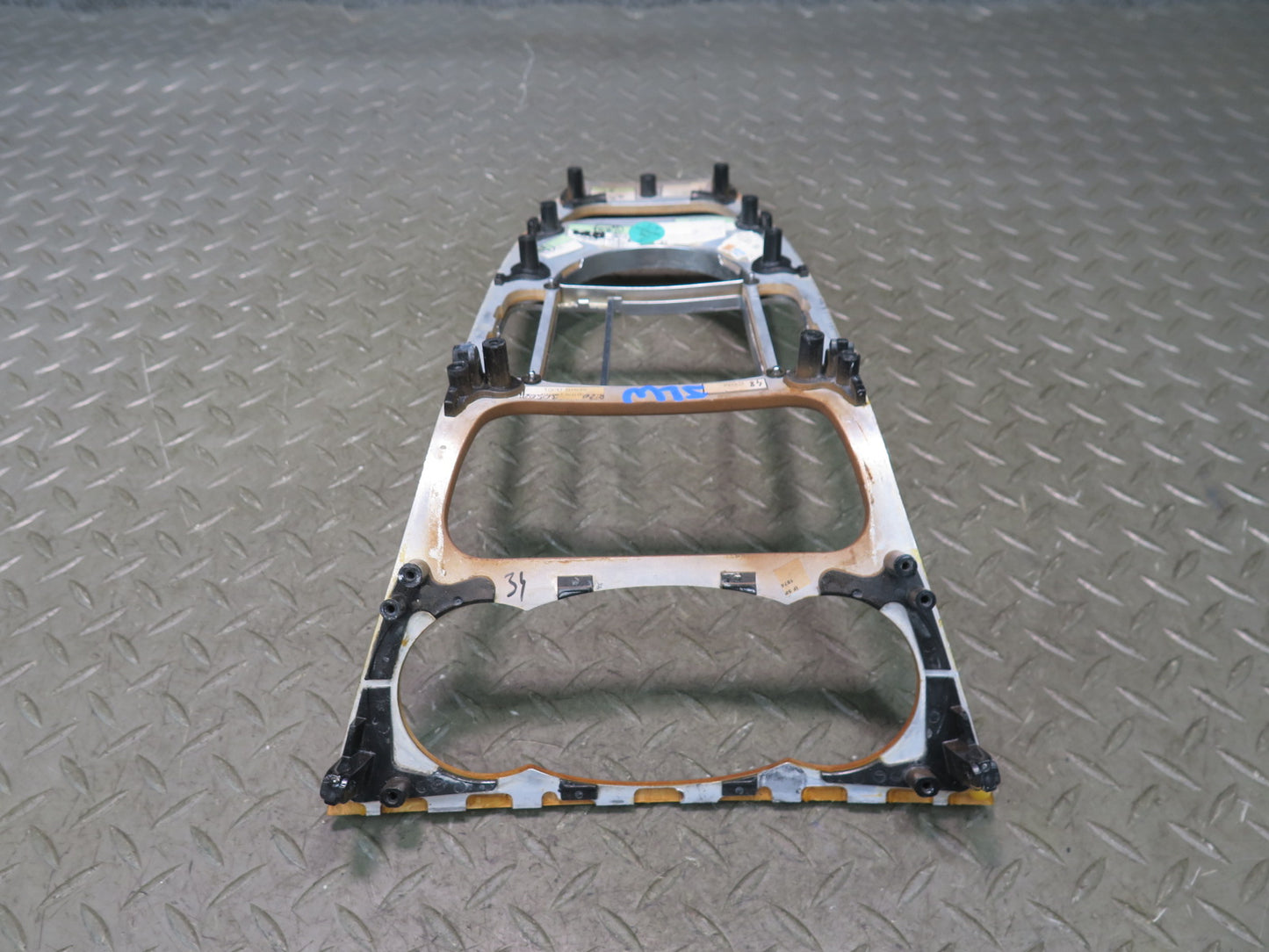 07-08 Mercedes R230 SL550 Set of 3 Center Console Door Wood Trim Panel OEM