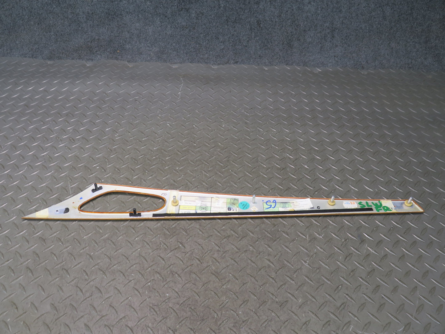 07-08 Mercedes R230 SL550 Set of 3 Center Console Door Wood Trim Panel OEM