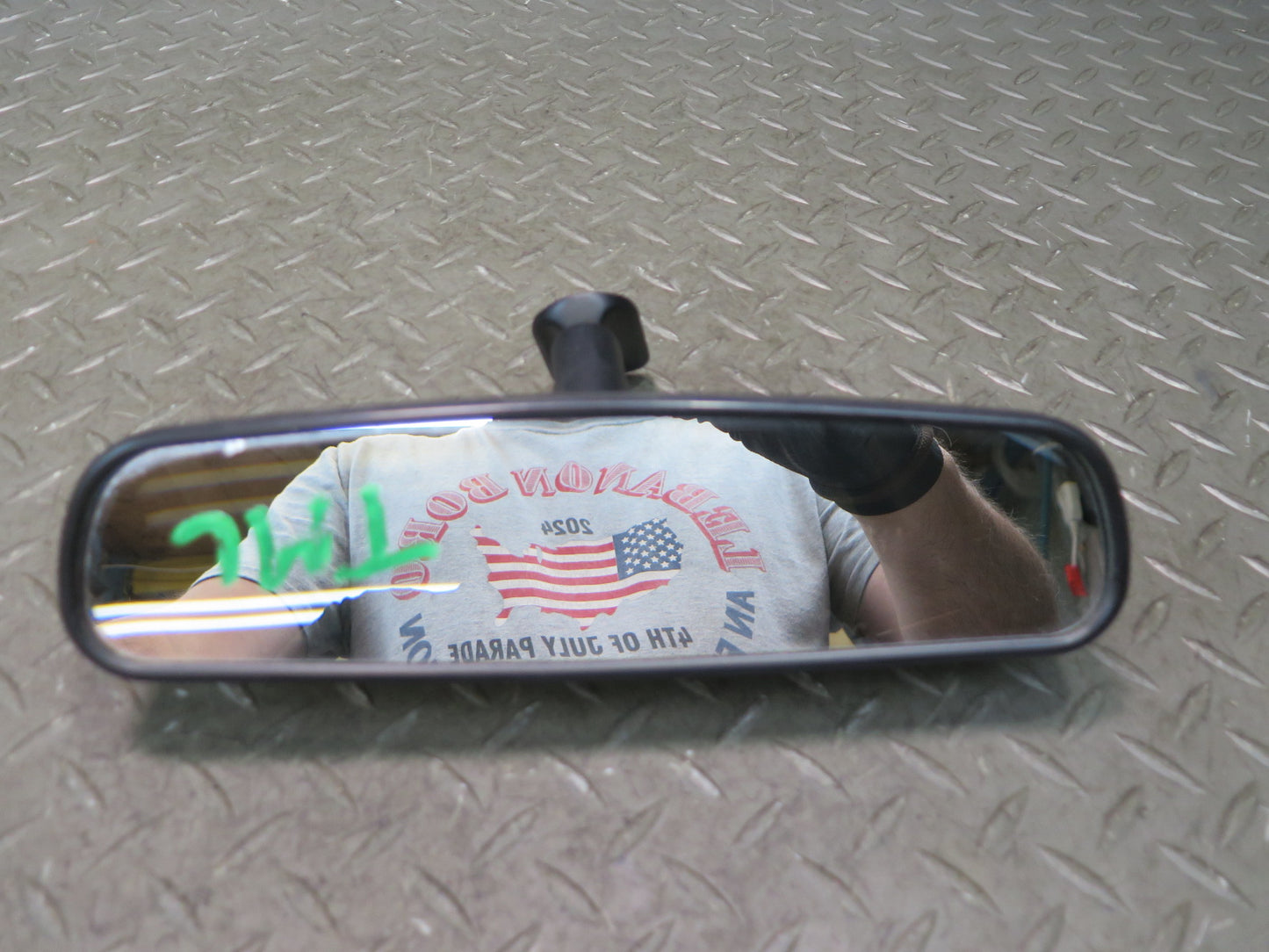 00-02 Toyota MR2 Spyder ZZW30L Manual Dimming Interior Rear View Mirror OEM