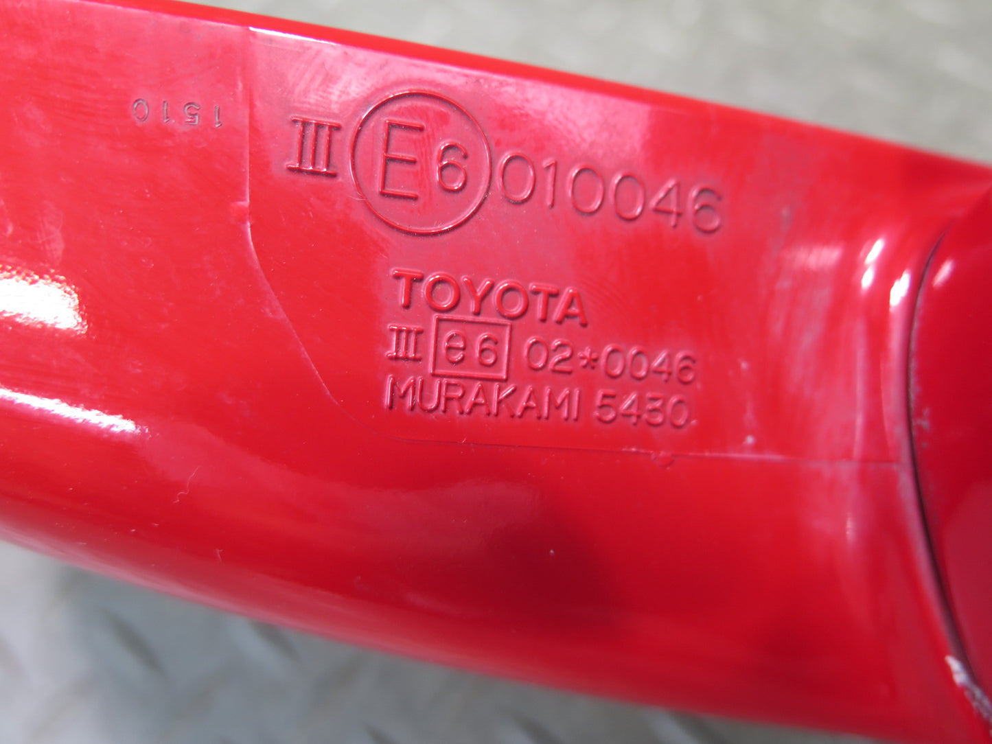 00-05 Toyota MR2 Spyder Left Door Exterior Side Power Mirror Absolutely RED OEM